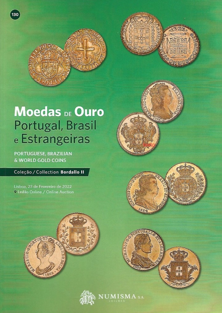 NUMISMA LEILÕES n.º 130, dia 23 de fevereiro de 2022